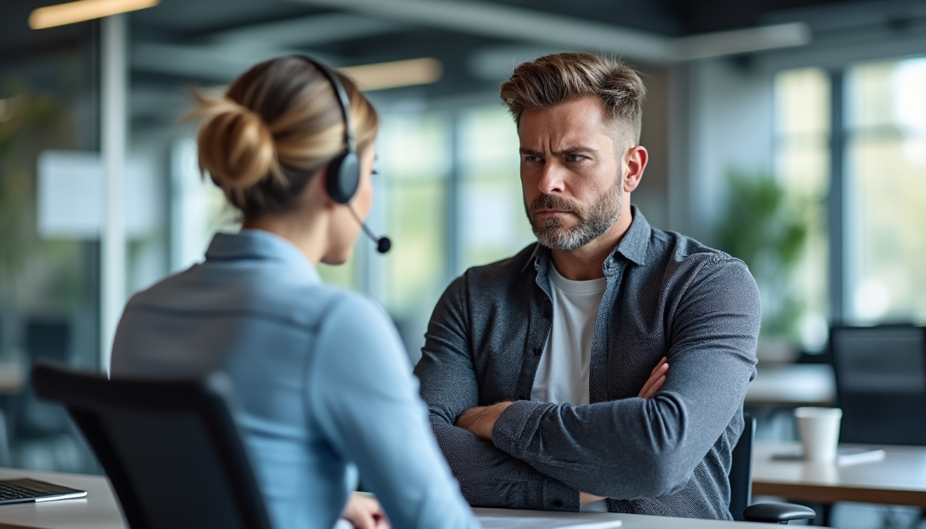 découvrez un exemple de dialogue avec un client mécontent pour apprendre à gérer efficacement les situations difficiles et améliorer vos échanges clients. inspirez-vous de ces conseils pour transformer les réclamations en opportunités.
