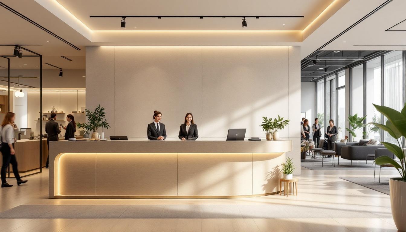 découvrez comment une banque d'accueil pour stand permet d'offrir un accueil chaleureux et professionnel, renforçant l'image de votre entreprise lors d'événements et salons.