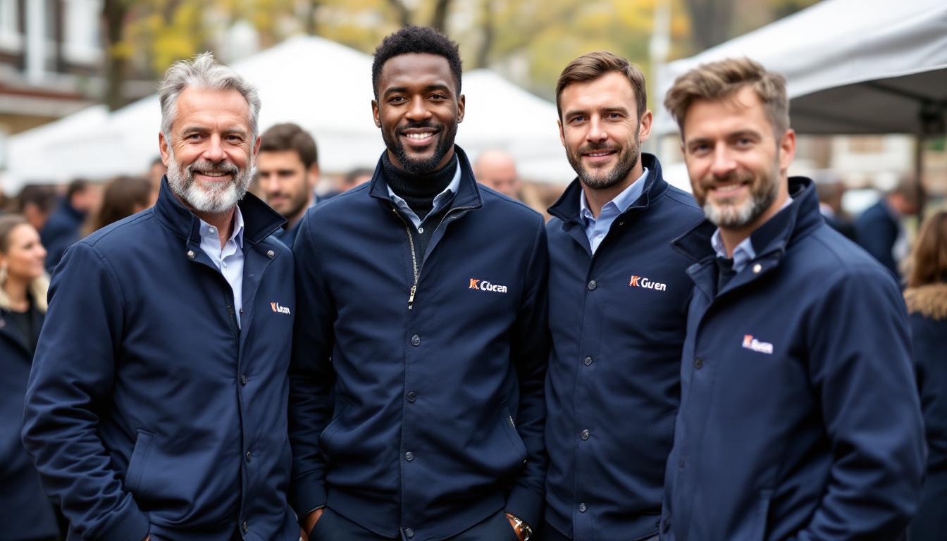 découvrez nos blousons personnalisés pour homme avec logo, parfaits pour se démarquer lors de tous vos événements. style unique et qualité au rendez-vous.