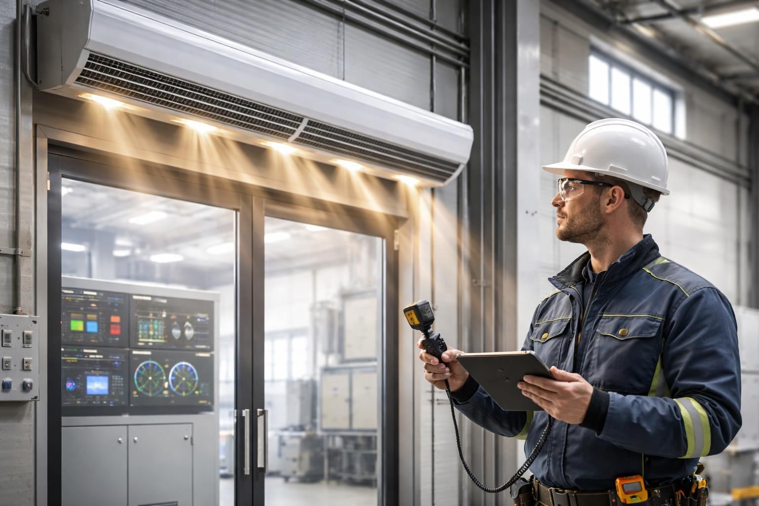 découvrez les bases essentielles pour calculer la puissance d'un rideau d'air chaud et optimiser son efficacité énergétique.