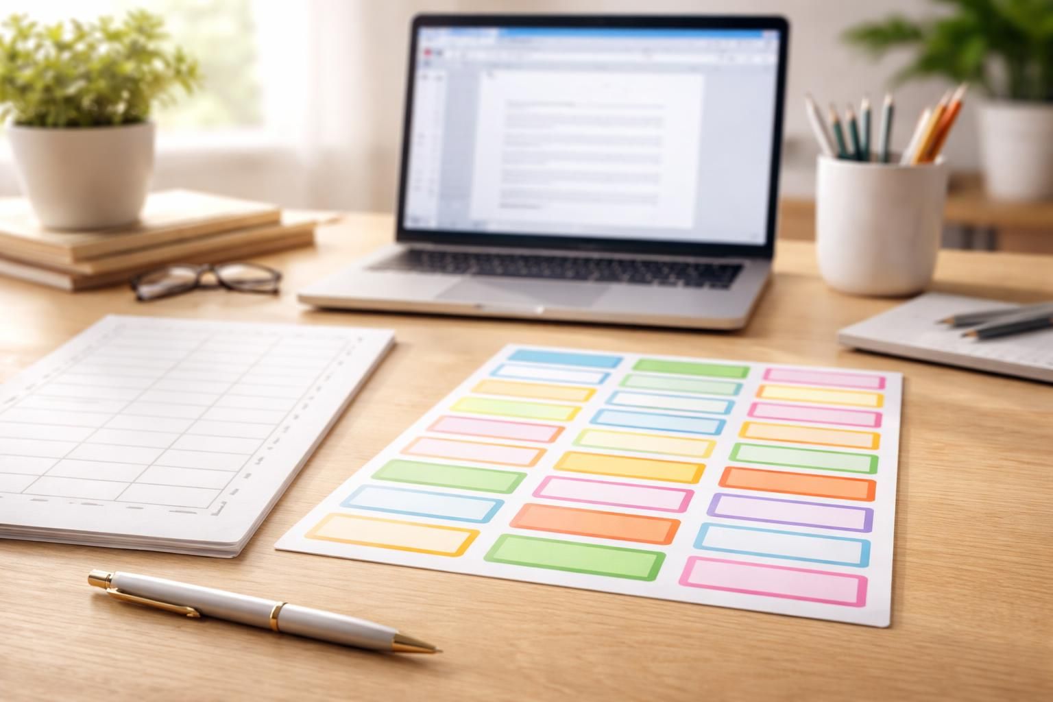apprenez à créer des étiquettes personnalisées sur word grâce à notre guide pas-à-pas, avec un modèle inclus pour faciliter votre création.