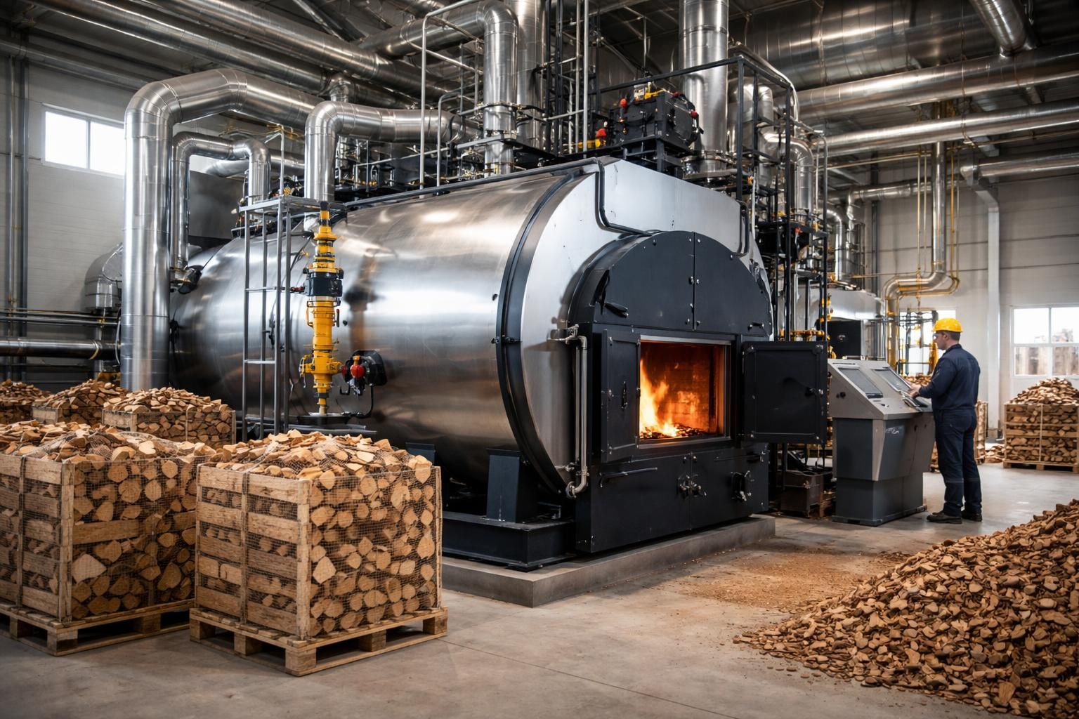 découvrez comment le chauffage industriel au bois représente un investissement rentable à long terme, alliant économies d'énergie et respect de l'environnement.