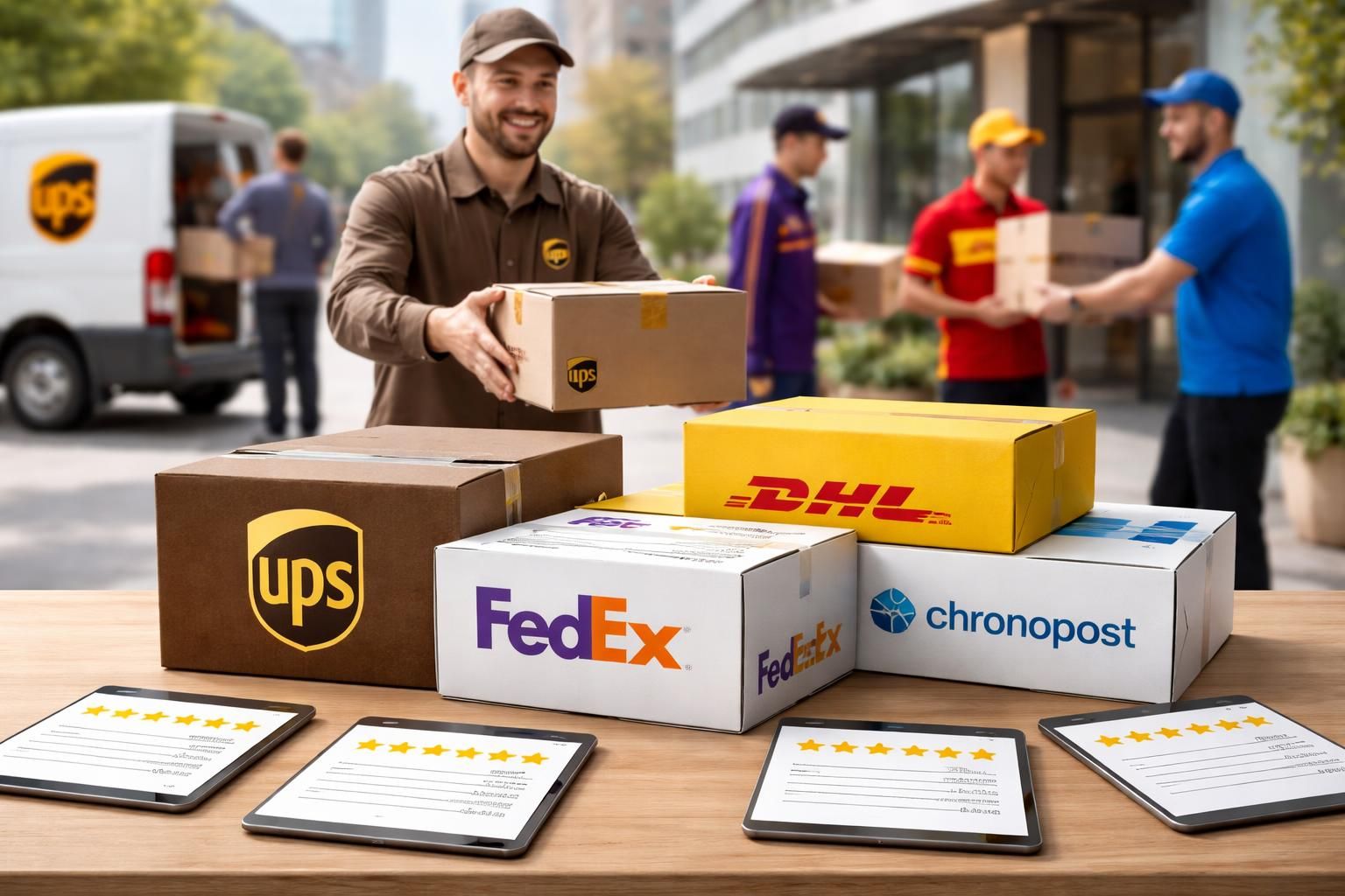 découvrez une comparaison détaillée des avis sur ups et d'autres services de livraison pour déterminer lequel offre la meilleure qualité et fiabilité.