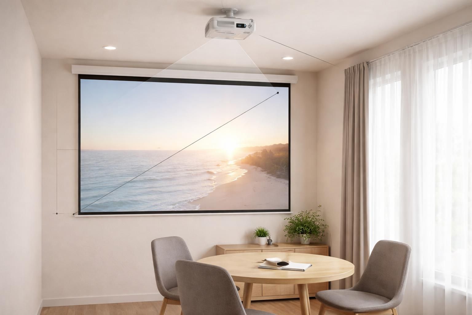 découvrez comment choisir le vidéoprojecteur led idéal pour une petite salle grâce à notre guide complet sur la distance de projection et la taille de l'écran.